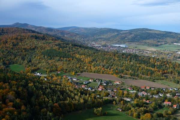 View of the Jizera Mountains