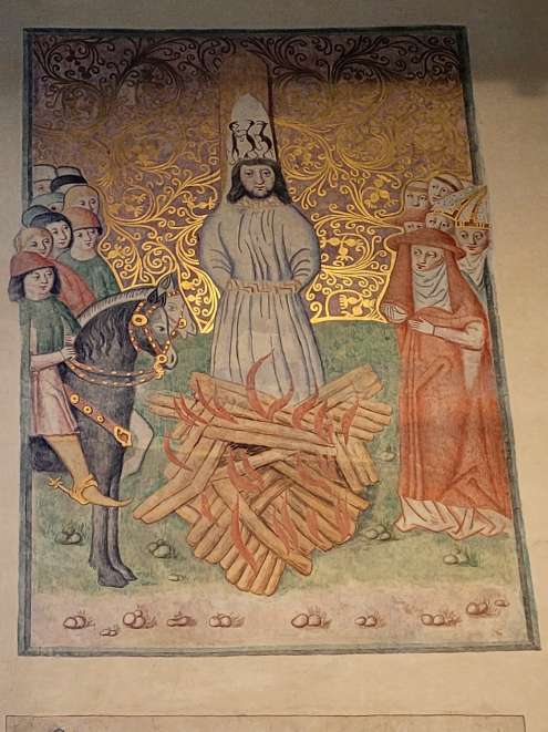 The burning of Jan Hus