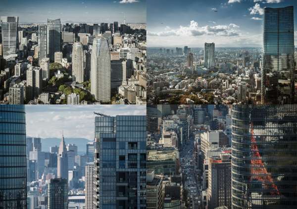 Tokio van bovenaf