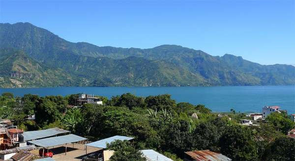 View of lake Atitlán