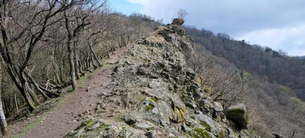 Visegrad hills: Weather and season