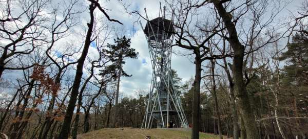 Korunka lookout tower: Weather and season