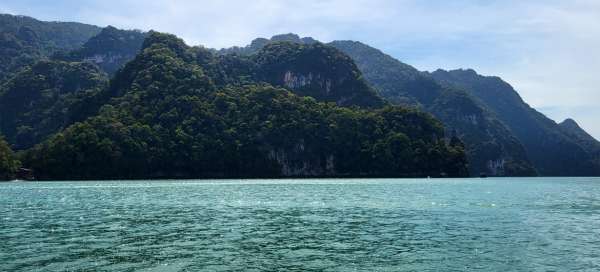 Fütterung der Adler in Langkawi