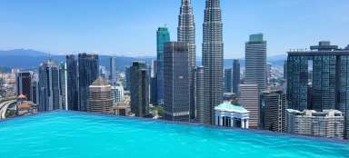 Blick von den The Face Platinum Suites