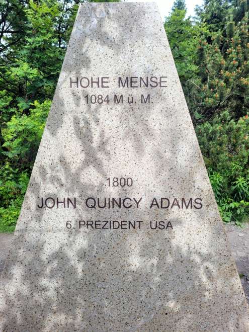 Denkmal für wichtige Besucher