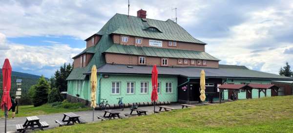 Masaryks Hütte in Šerlich