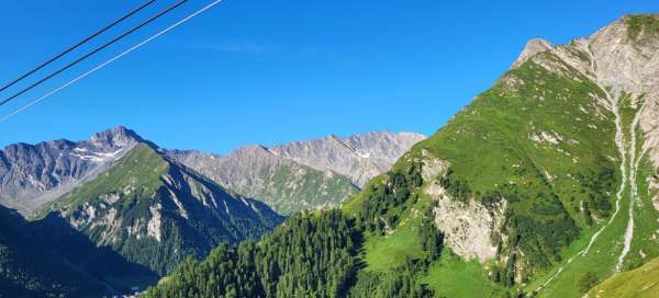 Teleférico de Ravaisch a Alp Trider Sattel