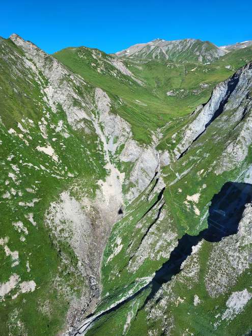 Vista del desfiladero