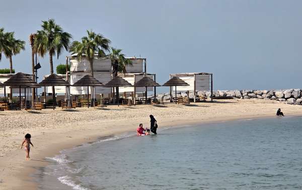Partie privée de la plage