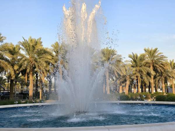 Fontein en park