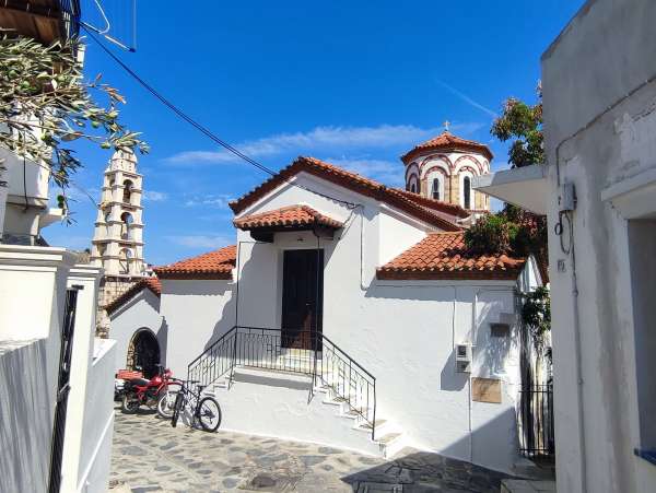 Casas e ruas gregas