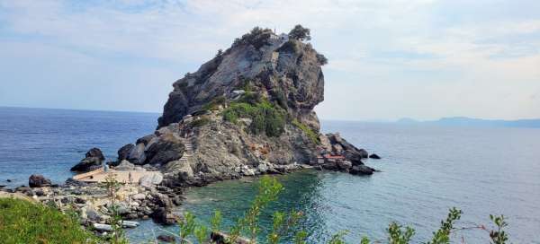 Skopelos - uma igreja mundialmente famosa
