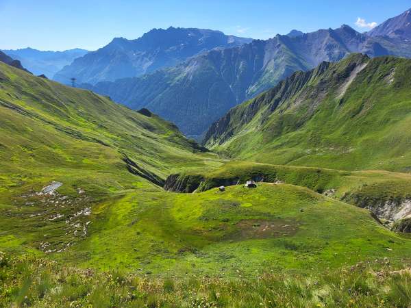 Vista nel primo burrone