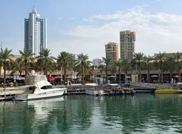 Marina Crescent during the day