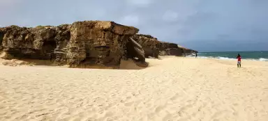 Halten Sie am Praia da Varandinha