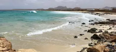 Schwimmen am Santa Monica Beach