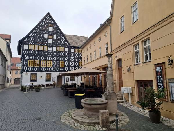Historische Straßen und Häuser
