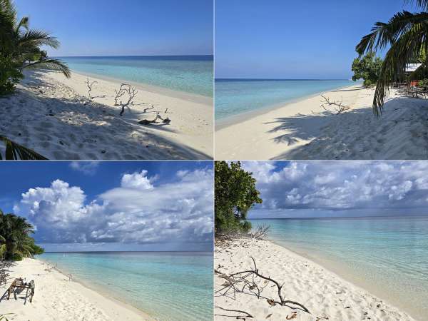 Nördlicher Teil des Strandes