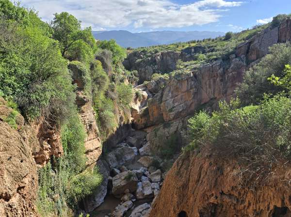 Belle vue sur le canyon