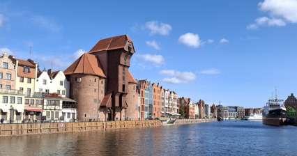 Gdaňsk – Středověký jeřáb (Stary żuraw portow