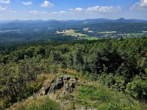 Úžasný výhľad na Lužické hory