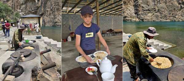 Restaurant aan het meer