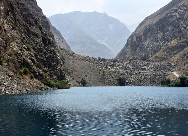 Het pad over de morene