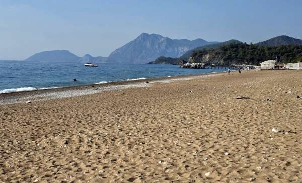 テキロヴァの公共ビーチ