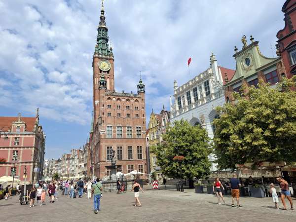 Centrum historického Gdaňsku