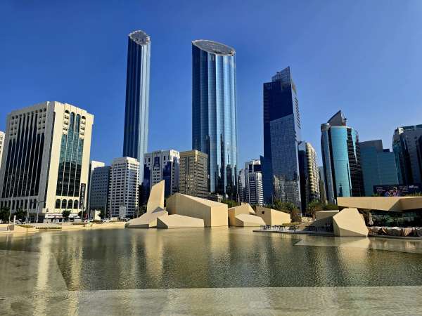 Výhled na mrakodrapy