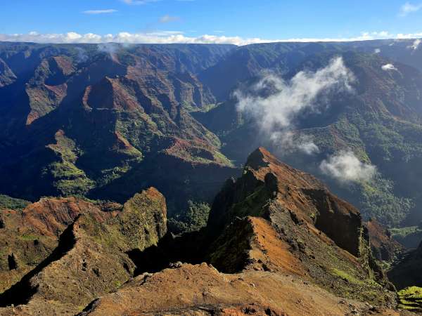 Point de vue du canyon de Waimea