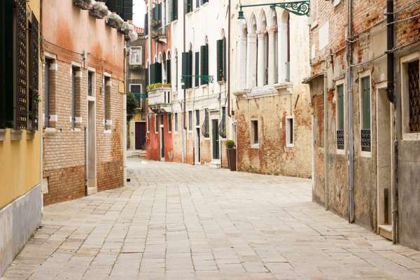 As ruas de Veneza