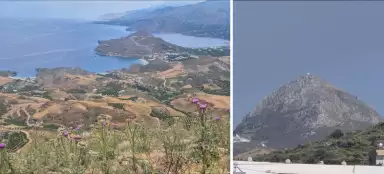 De berg Timios Stavros beklimmen