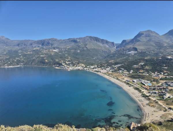 Vista desde lo alto de la bahía
