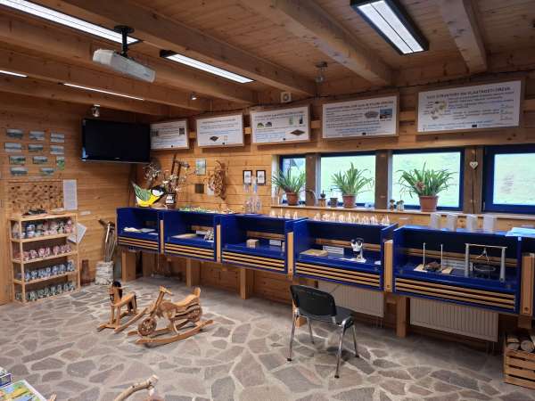Produtos de madeira e oficinas para crianças