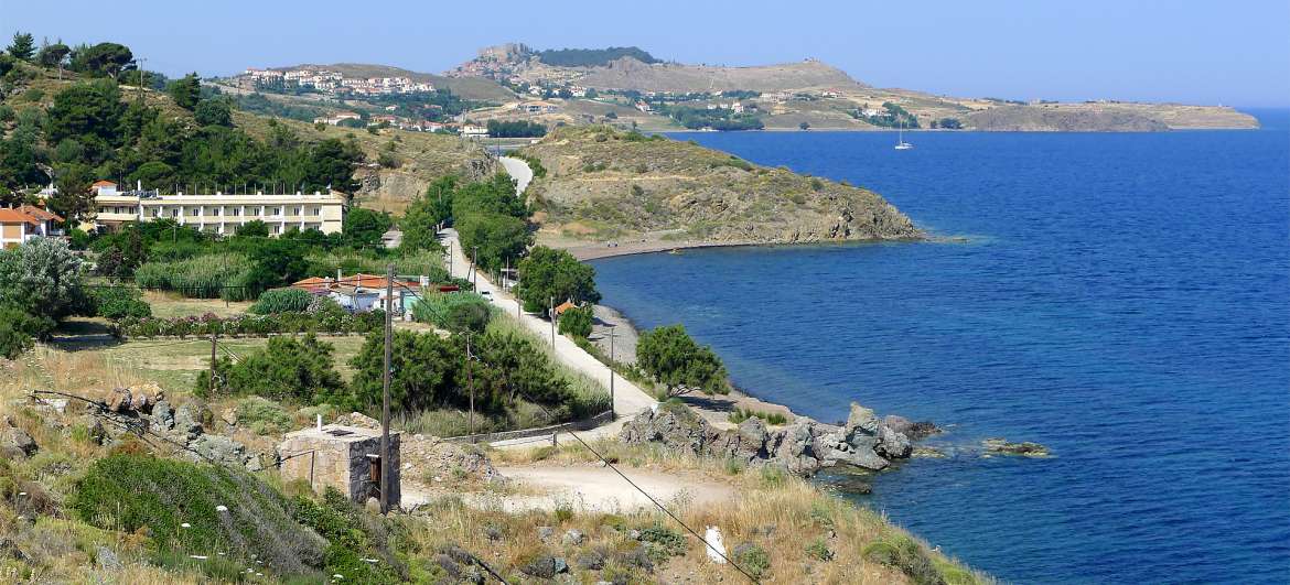Lesbos: Stranden en zwemmen