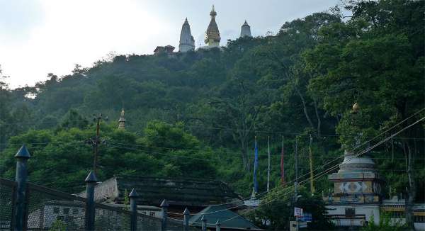 Blick auf Swayambhunath
