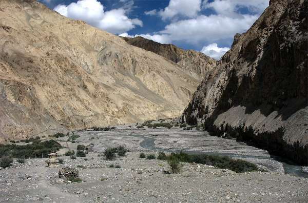 Долина реки у села Марха