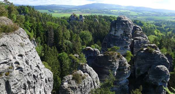 View of the Kozákov ridge 