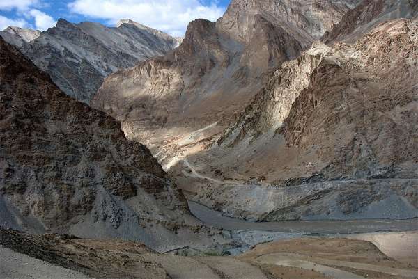 Vista del cañón de Zanskar