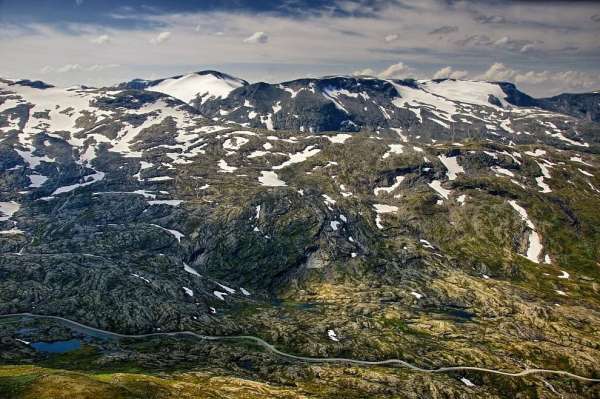 Le monde des montagnes norvégiennes