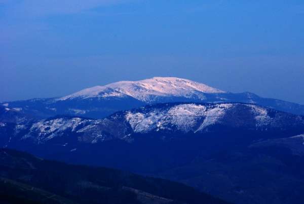 View of King's Bald Mountain („Kráľova h