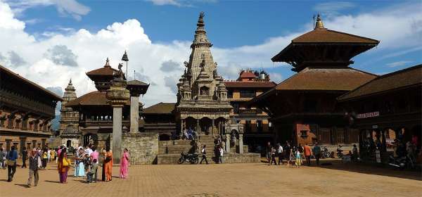 Bhaktapůrské náměstí Durbar
