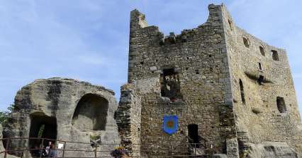 Las ruinas del castillo de Valečov
