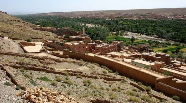 Oasis of river Dades