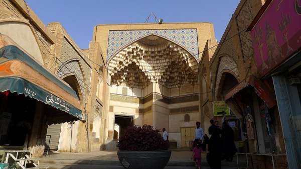 Mosques in the bazaar