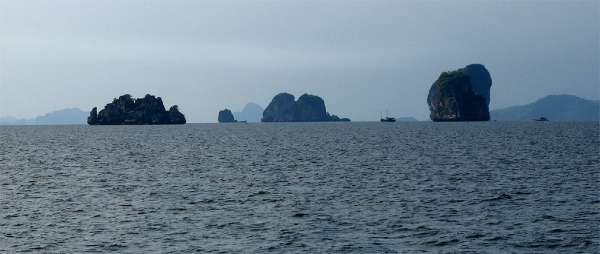 Islotes en el mar de Andaman