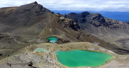 Emerald lakes