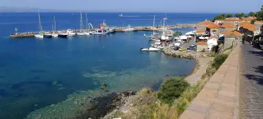 Der Hafen von Molyvos