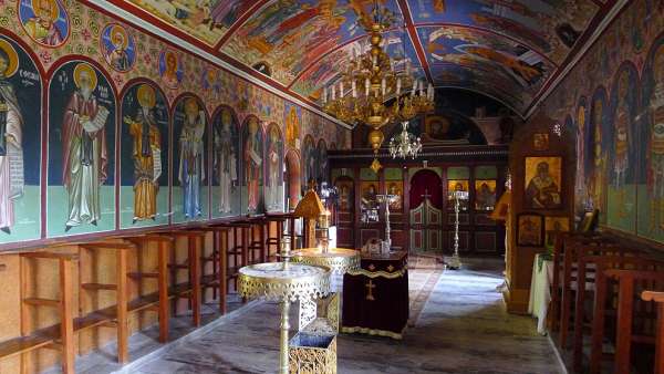 Interior of the monastery